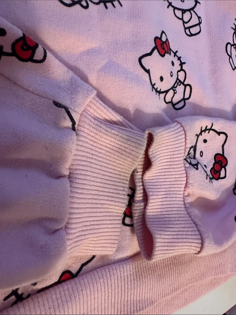 Hello Kitty Pink All-Over Character Sweat suit